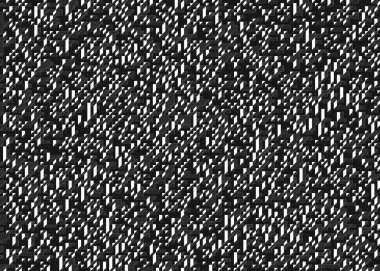 Edward Zajecs 2. Cubo 'nun 1971' deki uygulaması. Esasen 8 taştan oluşan bir Truchet fayans seti ve yerleştirme sanatı illüstrasyonu için kurallar.