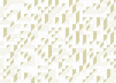 Edward Zajecs 2. Cubo 'nun 1971' deki uygulaması. Esasen 8 taştan oluşan bir Truchet fayans seti ve yerleştirme sanatı illüstrasyonu için kurallar.