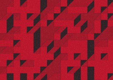 Edward Zajecs 2. Cubo 'nun 1971' deki uygulaması. Esasen 8 taştan oluşan bir Truchet fayans seti ve yerleştirme sanatı illüstrasyonu için kurallar.