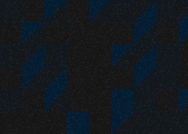 Edward Zajecs 2. Cubo 'nun 1971' deki uygulaması. Esasen 8 taştan oluşan bir Truchet fayans seti ve yerleştirme sanatı illüstrasyonu için kurallar.