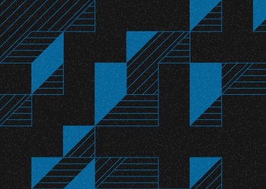 Edward Zajecs 2. Cubo 'nun 1971' deki uygulaması. Esasen 8 taştan oluşan bir Truchet fayans seti ve yerleştirme sanatı illüstrasyonu için kurallar.