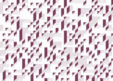 Edward Zajecs 2. Cubo 'nun 1971' deki uygulaması. Esasen 8 taştan oluşan bir Truchet fayans seti ve yerleştirme sanatı illüstrasyonu için kurallar.