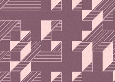 Edward Zajecs 2. Cubo 'nun 1971' deki uygulaması. Esasen 8 taştan oluşan bir Truchet fayans seti ve yerleştirme sanatı illüstrasyonu için kurallar.