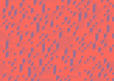 Edward Zajecs 2. Cubo 'nun 1971' deki uygulaması. Esasen 8 taştan oluşan bir Truchet fayans seti ve yerleştirme sanatı illüstrasyonu için kurallar.