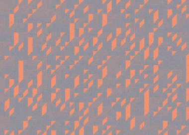 Edward Zajecs 2. Cubo 'nun 1971' deki uygulaması. Esasen 8 taştan oluşan bir Truchet fayans seti ve yerleştirme sanatı illüstrasyonu için kurallar.