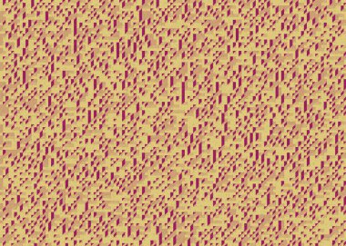 Edward Zajecs 2. Cubo 'nun 1971' deki uygulaması. Esasen 8 taştan oluşan bir Truchet fayans seti ve yerleştirme sanatı illüstrasyonu için kurallar.