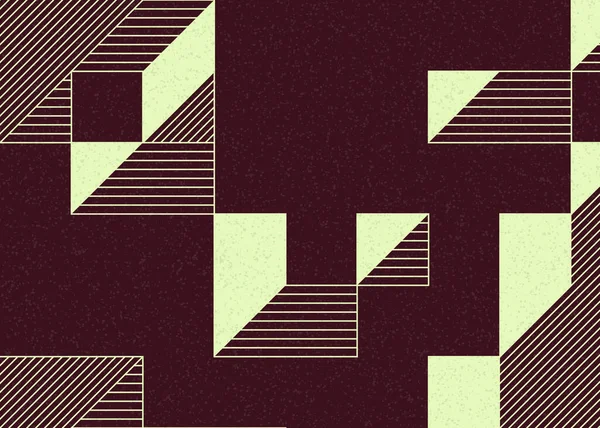 Edward Zajecs 2. Cubo 'nun 1971' deki uygulaması. Esasen 8 taştan oluşan bir Truchet fayans seti ve yerleştirme sanatı illüstrasyonu için kurallar.