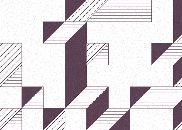 Edward Zajecs 2. Cubo 'nun 1971' deki uygulaması. Esasen 8 taştan oluşan bir Truchet fayans seti ve yerleştirme sanatı illüstrasyonu için kurallar.