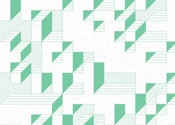 Edward Zajecs 2. Cubo 'nun 1971' deki uygulaması. Esasen 8 taştan oluşan bir Truchet fayans seti ve yerleştirme sanatı illüstrasyonu için kurallar.