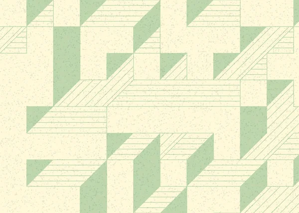 Edward Zajecs 2. Cubo 'nun 1971' deki uygulaması. Esasen 8 taştan oluşan bir Truchet fayans seti ve yerleştirme sanatı illüstrasyonu için kurallar.