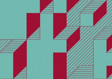 Edward Zajecs 2. Cubo 'nun 1971' deki uygulaması. Esasen 8 taştan oluşan bir Truchet fayans seti ve yerleştirme sanatı illüstrasyonu için kurallar.