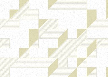 Edward Zajecs 2. Cubo 'nun 1971' deki uygulaması. Esasen 8 taştan oluşan bir Truchet fayans seti ve yerleştirme sanatı illüstrasyonu için kurallar.