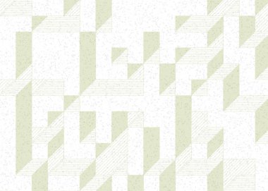 Edward Zajecs 2. Cubo 'nun 1971' deki uygulaması. Esasen 8 taştan oluşan bir Truchet fayans seti ve yerleştirme sanatı illüstrasyonu için kurallar.