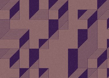 Edward Zajecs 2. Cubo 'nun 1971' deki uygulaması. Esasen 8 taştan oluşan bir Truchet fayans seti ve yerleştirme sanatı illüstrasyonu için kurallar.