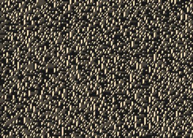 Edward Zajecs 2. Cubo 'nun 1971' deki uygulaması. Esasen 8 taştan oluşan bir Truchet fayans seti ve yerleştirme sanatı illüstrasyonu için kurallar.