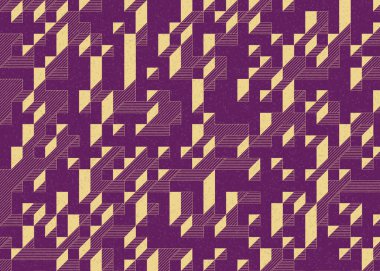 Edward Zajecs 2. Cubo 'nun 1971' deki uygulaması. Esasen 8 taştan oluşan bir Truchet fayans seti ve yerleştirme sanatı illüstrasyonu için kurallar.