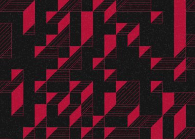 Edward Zajecs 2. Cubo 'nun 1971' deki uygulaması. Esasen 8 taştan oluşan bir Truchet fayans seti ve yerleştirme sanatı illüstrasyonu için kurallar.