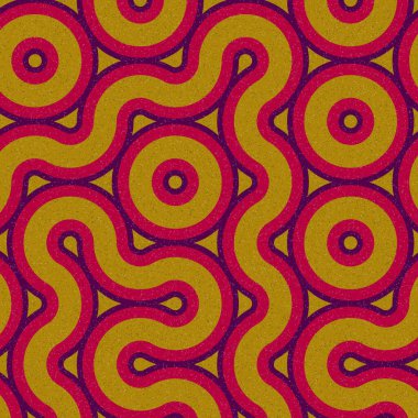 Renkli Altıgen Döşeme Bağlantısı sanat arkaplan tasarımı illüstrasyonu