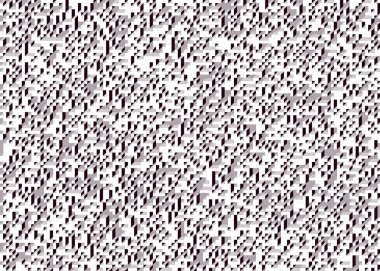 Edward Zajecs 2. Cubo 'nun 1971' deki uygulaması. Esasen 8 taştan oluşan bir Truchet fayans seti ve yerleştirme sanatı illüstrasyonu için kurallar 