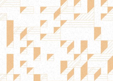 Edward Zajecs 2. Cubo 'nun 1971' deki uygulaması. Esasen 8 taştan oluşan bir Truchet fayans seti ve yerleştirme sanatı illüstrasyonu için kurallar 