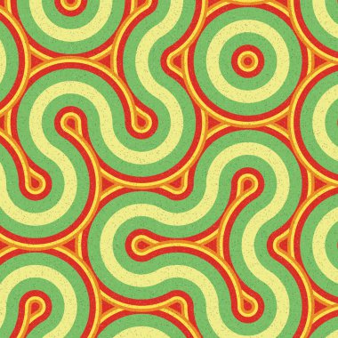 Renkli Altıgen Döşeme Bağlantısı sanat arkaplan tasarımı illüstrasyonu