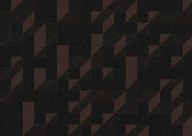 Edward Zajecs 2. Cubo 'nun 1971' deki uygulaması. Esasen 8 taştan oluşan bir Truchet fayans seti ve yerleştirme sanatı illüstrasyonu için kurallar 