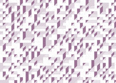 Edward Zajecs 2. Cubo 'nun 1971' deki uygulaması. Esasen 8 taştan oluşan bir Truchet fayans seti ve yerleştirme sanatı illüstrasyonu için kurallar 