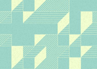 Edward Zajecs 2. Cubo 'nun 1971' deki uygulaması. Esasen 8 taştan oluşan bir Truchet fayans seti ve yerleştirme sanatı illüstrasyonu için kurallar 