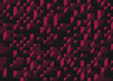 Edward Zajecs 2. Cubo 'nun 1971' deki uygulaması. Esasen 8 taştan oluşan bir Truchet fayans seti ve yerleştirme sanatı illüstrasyonu için kurallar 