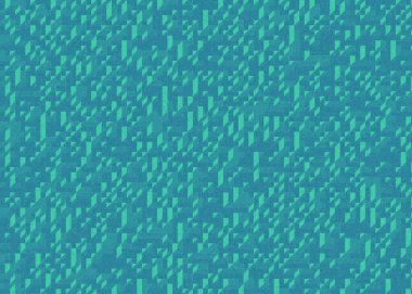 Edward Zajecs 2. Cubo 'nun 1971' deki uygulaması. Esasen 8 taştan oluşan bir Truchet fayans seti ve yerleştirme sanatı illüstrasyonu için kurallar 