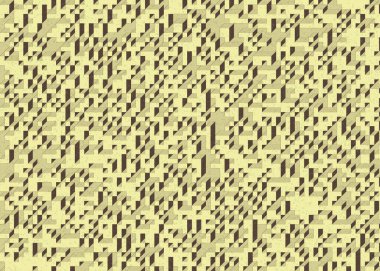 Edward Zajecs 2. Cubo 'nun 1971' deki uygulaması. Esasen 8 taştan oluşan bir Truchet fayans seti ve yerleştirme sanatı illüstrasyonu için kurallar 