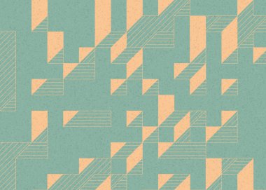 Edward Zajecs 2. Cubo 'nun 1971' deki uygulaması. Esasen 8 taştan oluşan bir Truchet fayans seti ve yerleştirme sanatı illüstrasyonu için kurallar 