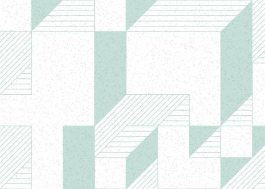 Edward Zajecs 2. Cubo 'nun 1971' deki uygulaması. Esasen 8 taştan oluşan bir Truchet fayans seti ve yerleştirme sanatı illüstrasyonu için kurallar.