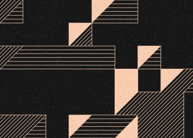 Edward Zajecs 2. Cubo 'nun 1971' deki uygulaması. Esasen 8 taştan oluşan bir Truchet fayans seti ve yerleştirme sanatı illüstrasyonu için kurallar.