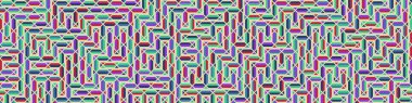 Color Rhombus tile tessellation pattern illustration