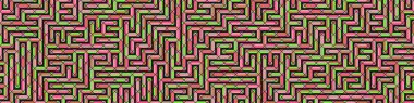 Color Rhombus tile tessellation pattern illustration