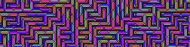 Color Rhombus tile tessellation pattern illustration