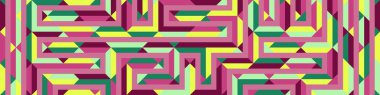 Color Rhombus tile tessellation pattern illustration