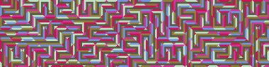 Color Rhombus tile tessellation pattern illustration