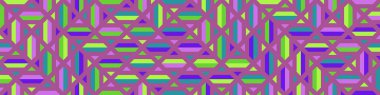 Color Rhombus tile tessellation pattern illustration