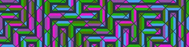 Color Rhombus tile tessellation pattern illustration