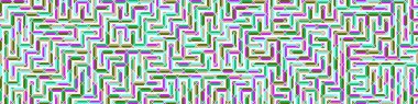 Color Rhombus tile tessellation pattern illustration