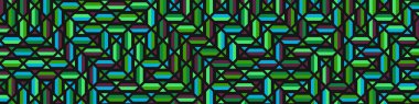 Color Rhombus tile tessellation pattern illustration
