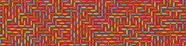 Color Rhombus tile tessellation pattern illustration