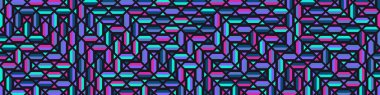 Color Rhombus tile tessellation pattern illustration
