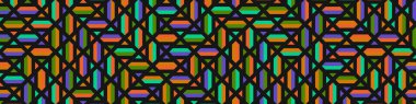 Color Rhombus tile tessellation pattern illustration