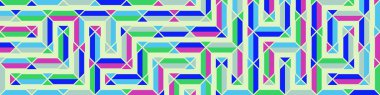 Color Rhombus tile tessellation pattern illustration