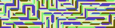Color Rhombus tile tessellation pattern illustration
