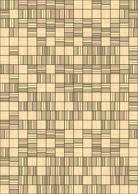 Soyut Geometrik Desen üretken hesaplama sanatı çizimi