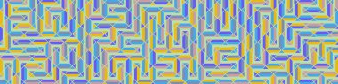 Color Rhombus tile tessellation pattern illustration